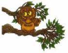 Oscar the Owl - funny poems - cartoon pictures - A Forest of Poems for Children